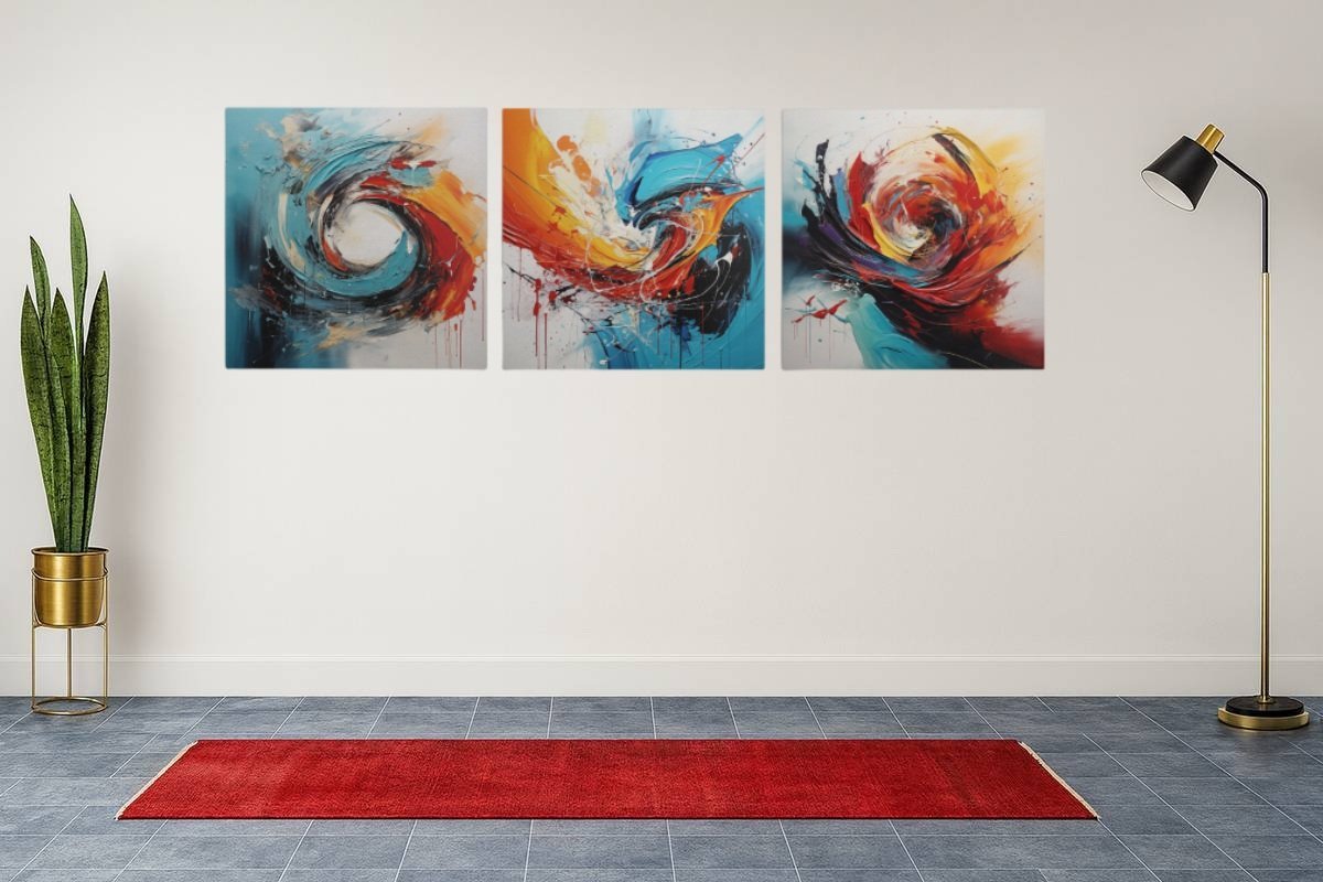 drieluik-schilderij-kleurrijke-abstract