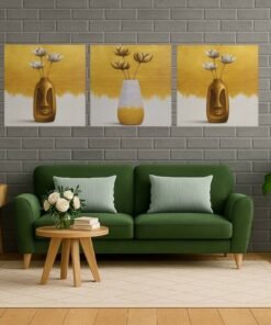 drieluik-schilderij-modern-gouden-vazen-a