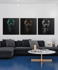 Drieluik Schilderij Kalligrafie Islamitisch Art - Afbeelding 7