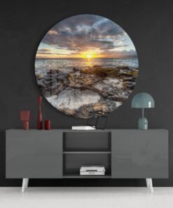 Zonsopkomst Glasschilderij