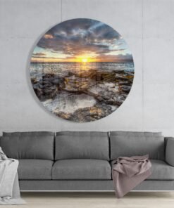 Alternative view of Zonsopkomst Glasschilderij