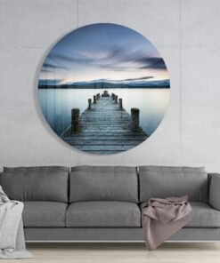 Alternative view of Houten Pier  Glasschilderij