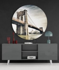 Brooklyn Bridge Glasschilderij