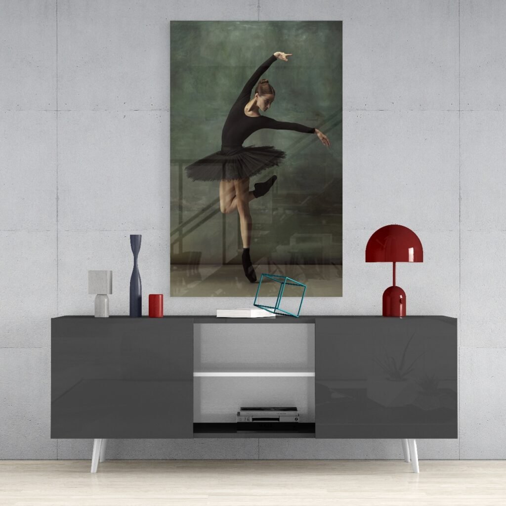 Glasschilderij Ballerina