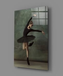 Glasschilderij Ballerina - Afbeelding 3