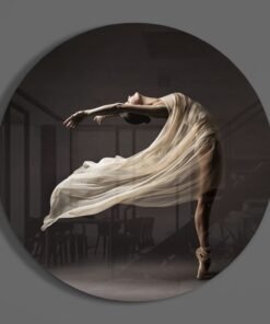 Ballerina Glasschilderij