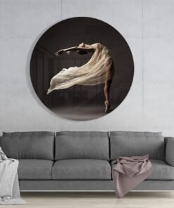 Ballerina Glasschilderij