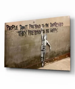 Glasschilder Street Art