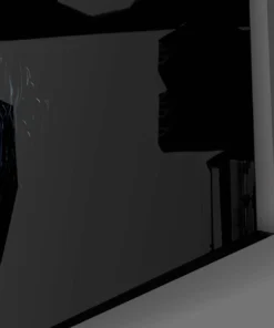 Alternative view of Glasschilderij olifant Galaxy Design