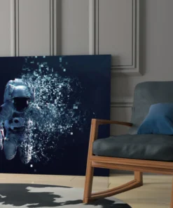 Astronaut Glasschilderij