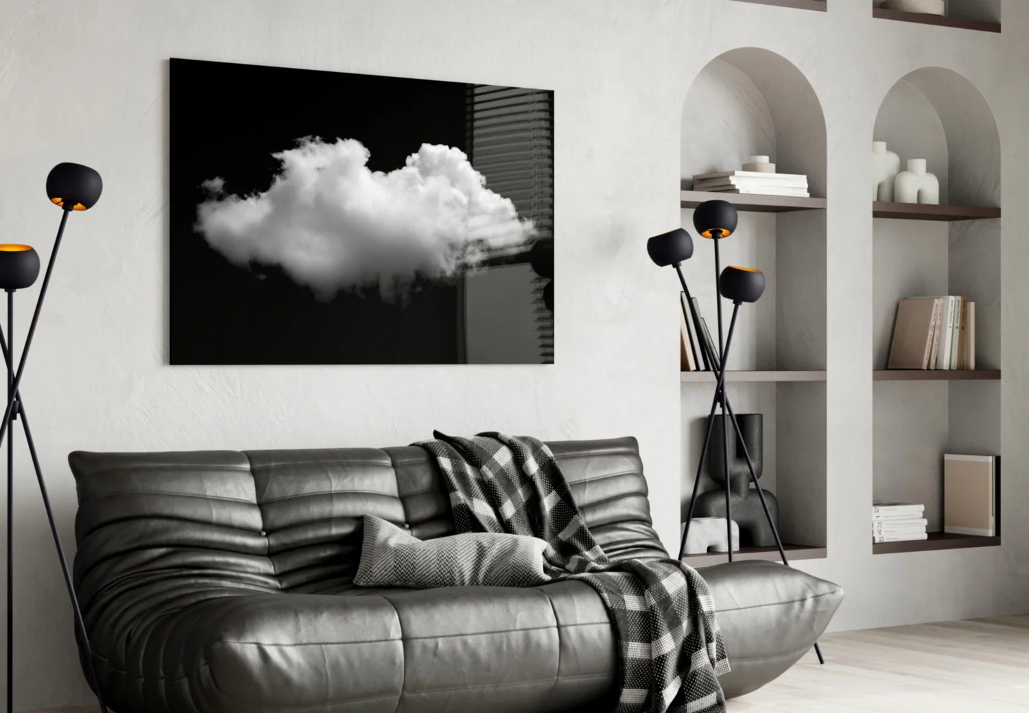 Wolk Glasschilderij - Afbeelding 5