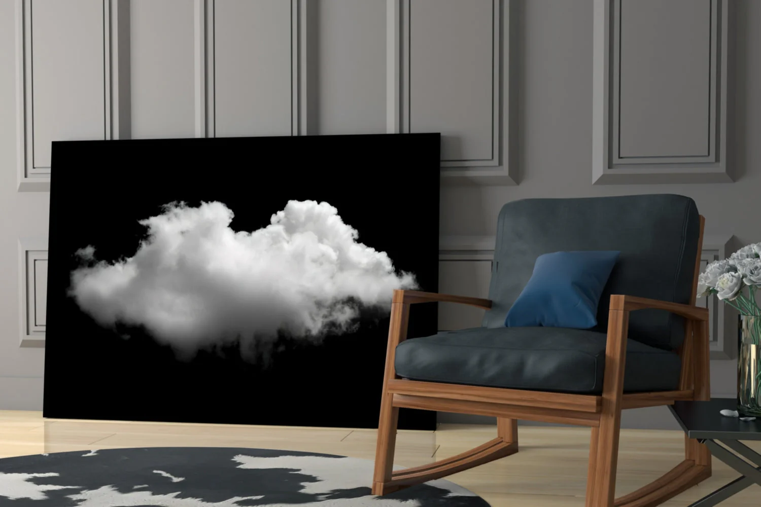 Wolk Glasschilderij