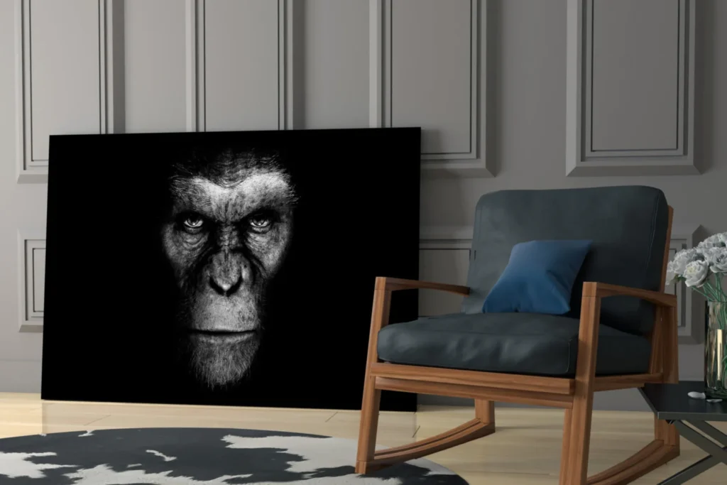 Gorilla Glasschilderij