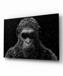 Gorilla Glasschilderij