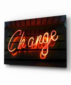 Change Glasschilderij