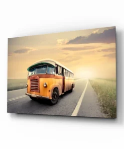 Oude Camper Glasschilderij