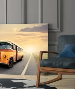 Oude Camper Glasschilderij