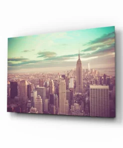 New York City Glasschilderij