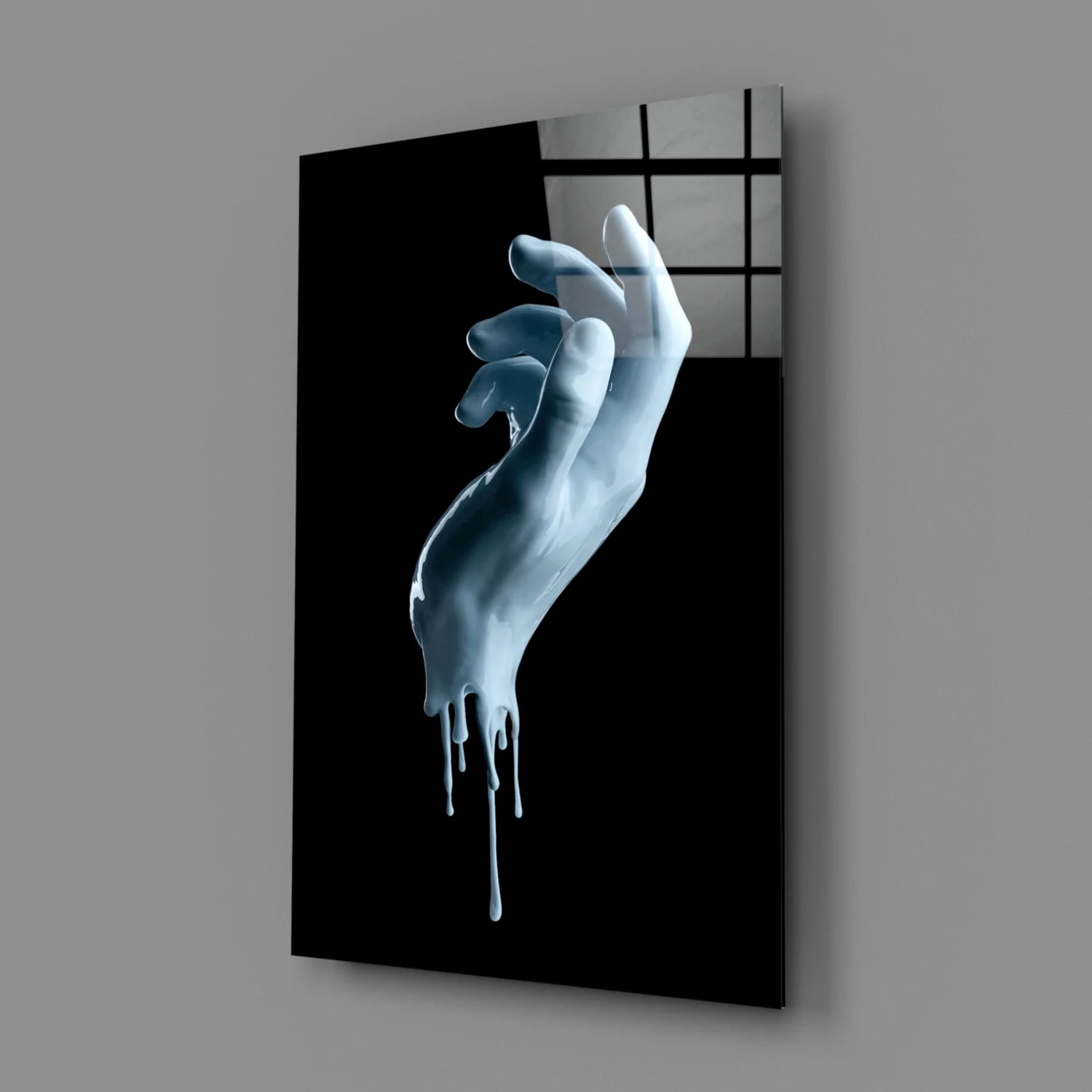 Hand Glasschilderij - Afbeelding 3