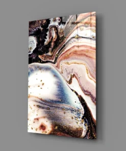 Abstract Glasschilderij - Afbeelding 3
