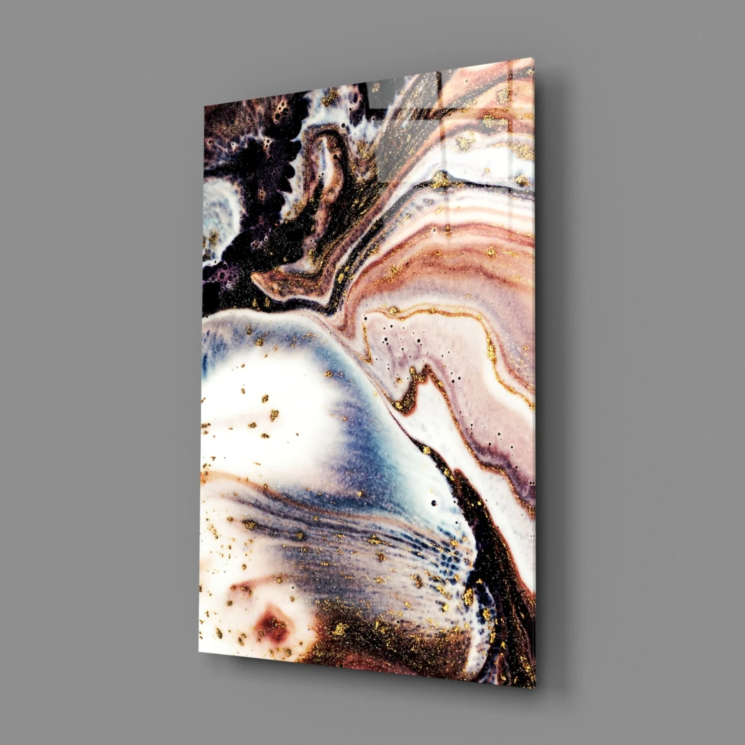 Abstract Glasschilderij - Afbeelding 3