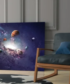 Planeten Glasschilderij
