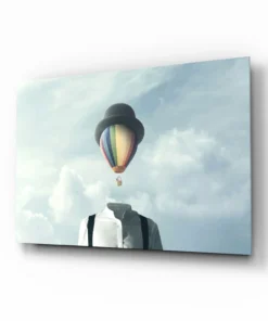 Surrealisme Glasschilderij