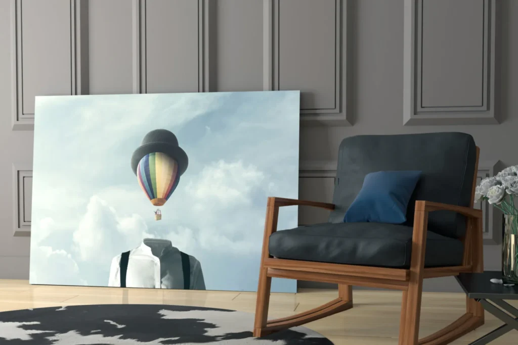 Surrealisme Glasschilderij