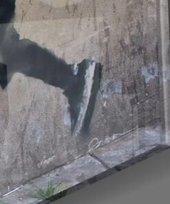 Alternative view of Glasschilderij Graffiti No Ball Games