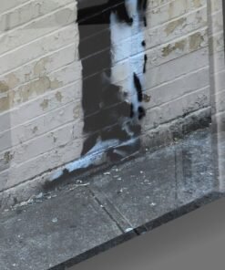 Alternative view of Glasschilderij Graffiti Tekst
