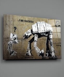 Glasschilderij Graffiti Star Wars - Afbeelding 3