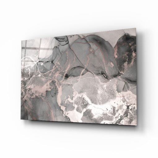 Abstract | Marmer | Glasschilderij