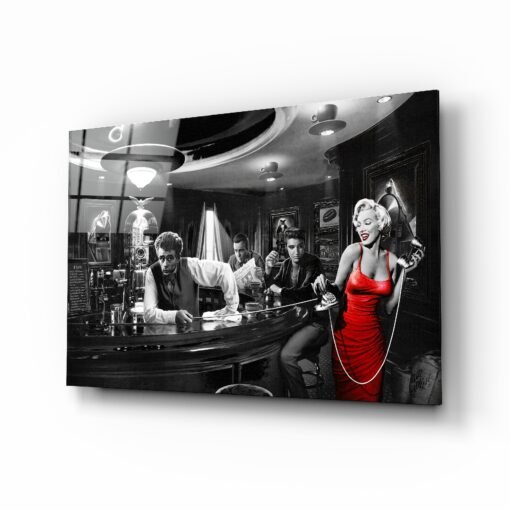 Marilyn Monroe | Glasschilderij