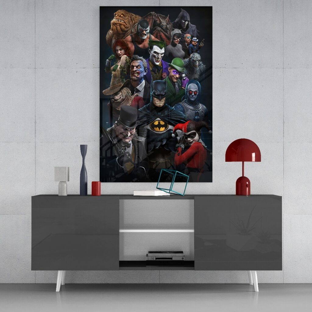 glasschilderij-batman-universum