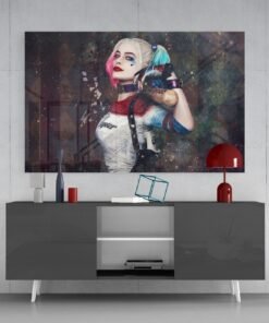 Harley Quinn | Glasschilderij
