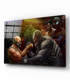 Venom en bane | Glasschilderij