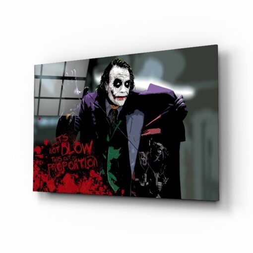 The Joker | Glasschilderij