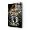 Abstract | Dieren | Tijger | Glasschilderij