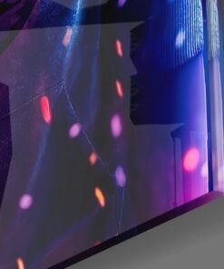 Alternative view of Neon Rookbom Glasschilderij