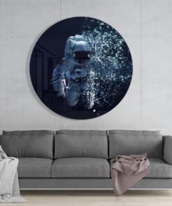 Alternative view of Astronaut Glasschilderij