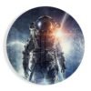 Astronaut Glasschilderij