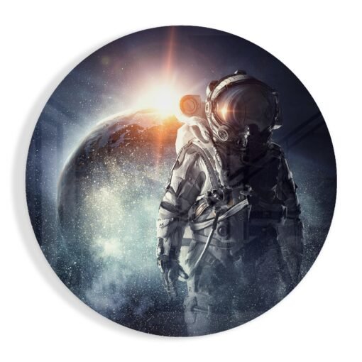 Astronaut Glasschilderij