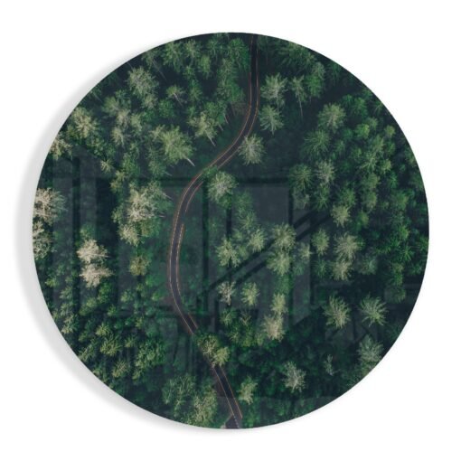 Het Bos Glasschilderij