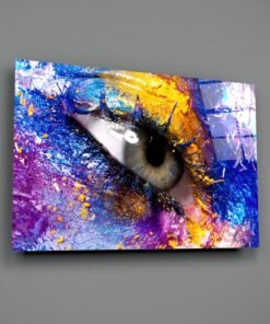 Pupil van Oog Glasschilderij