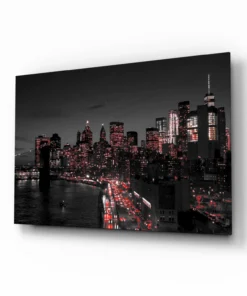 Gotham City Glasschilderij