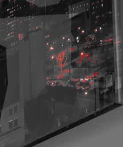 Gotham City Glasschilderij