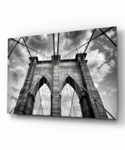 Brooklyn Bridge Glasschilderij
