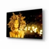 Gouden Vrouw Glasschilderij