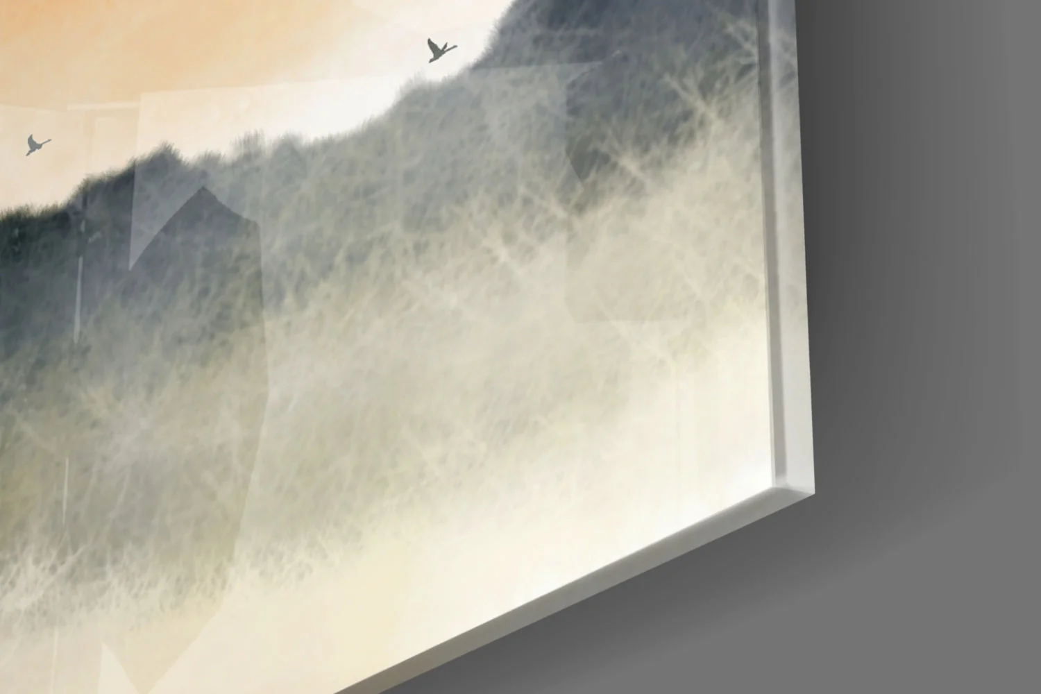 Glasschilderij Abstracte Landschappen