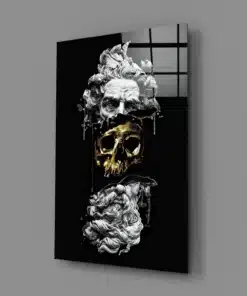 Glasschilderij Standbeeld van Poseidon